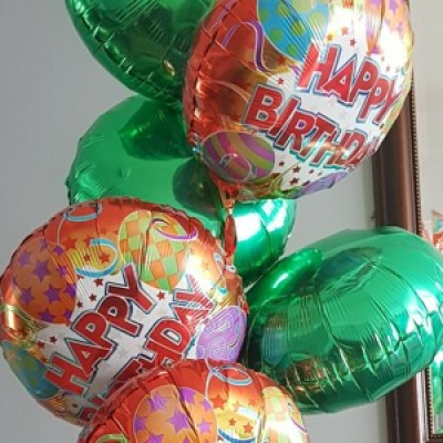 Balloon Bouquet  6 - Cluster of Celebration Ballons