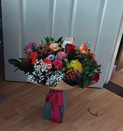 Florist choice of the Day - Mixed Bouquet with fresh Blooms available. Florist choice of the Day - Mixed Bouquet with fresh Blooms available.